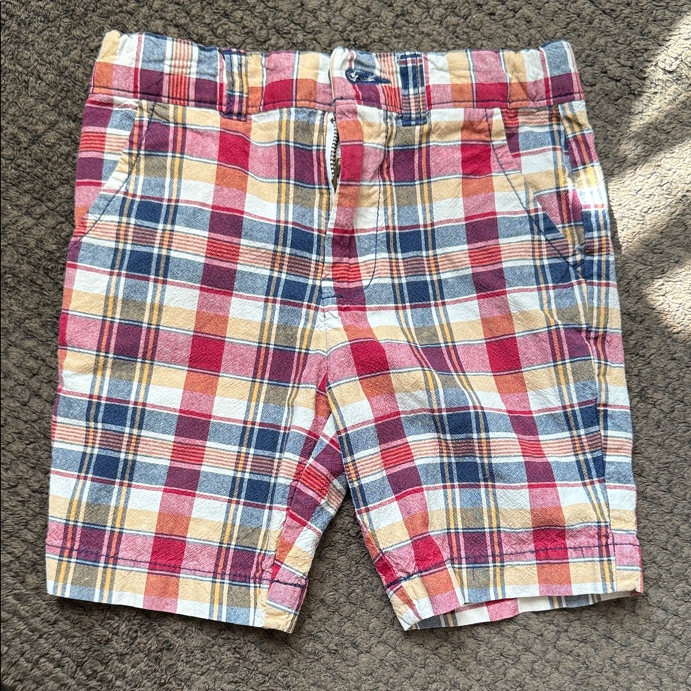 Plaid Kids Shorts